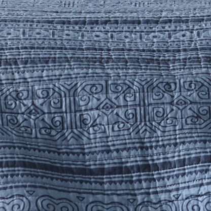 Tolteca Nautical Indigo Quilt Set - Nautical Themed Quilt Set - Quahog Bay Bedding