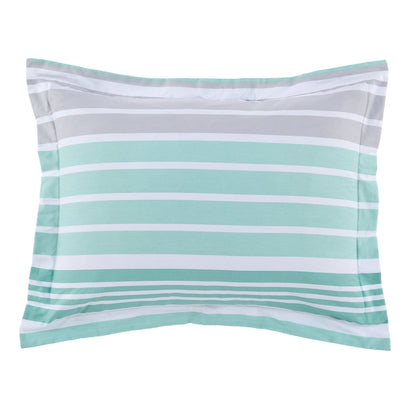 Truro Duvet Cover Set - Spa - 100% Cotton Reversible Duvet Cover Set 3PC