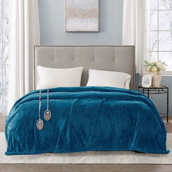 Ultra Soft Plush Heated Blanket By Beautyrest - Quahog Bay Bedding