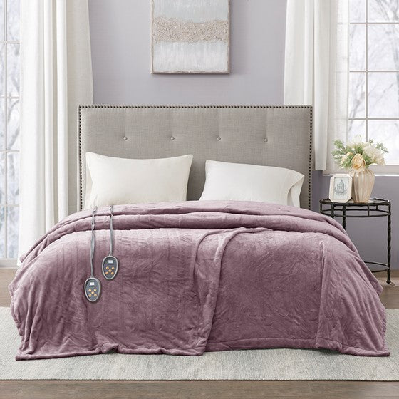 Ultra Soft Plush Heated Blanket By Beautyrest - Quahog Bay Bedding