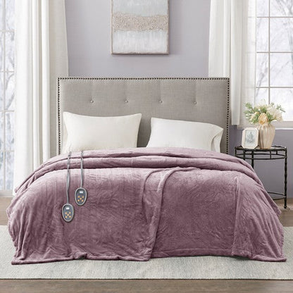 Ultra Soft Plush Heated Blanket By Beautyrest - Quahog Bay Bedding