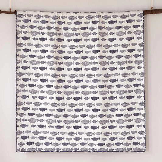 Bakio Quilt Set - Nautical Themed Quilt Set - Quahog Bay Bedding