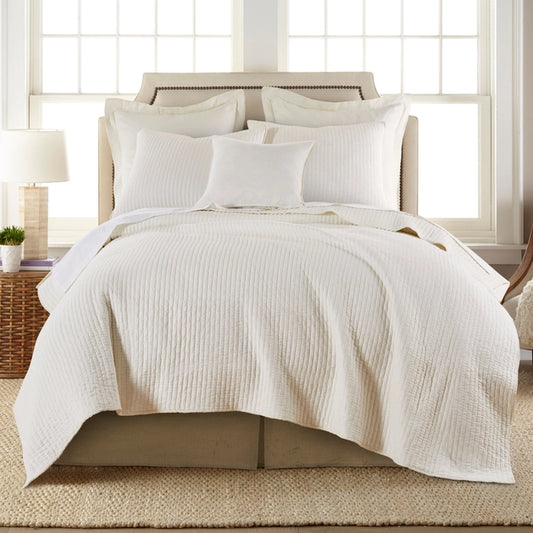 Universal V Berth Boat Quilt Set - Cream