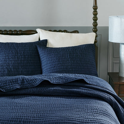 American Made V Berth Luxury 100% Cotton Serene Quilt Set Boat/Yacht Bedding