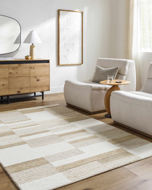 Varen Broken-Striped Area Rug - Quahog Bay Bedding