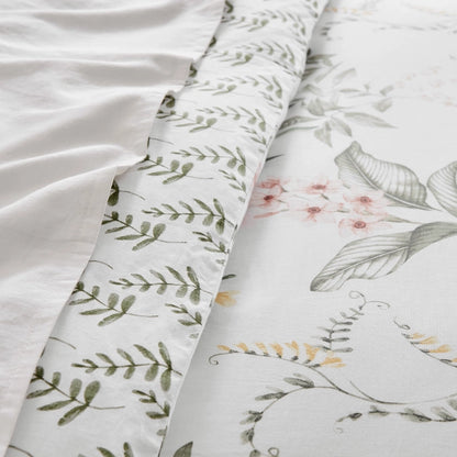 Viviana Coastal Floral Duvet Cover Set