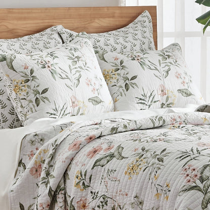 Viviana Quilt Set - Floral Quilt Sets