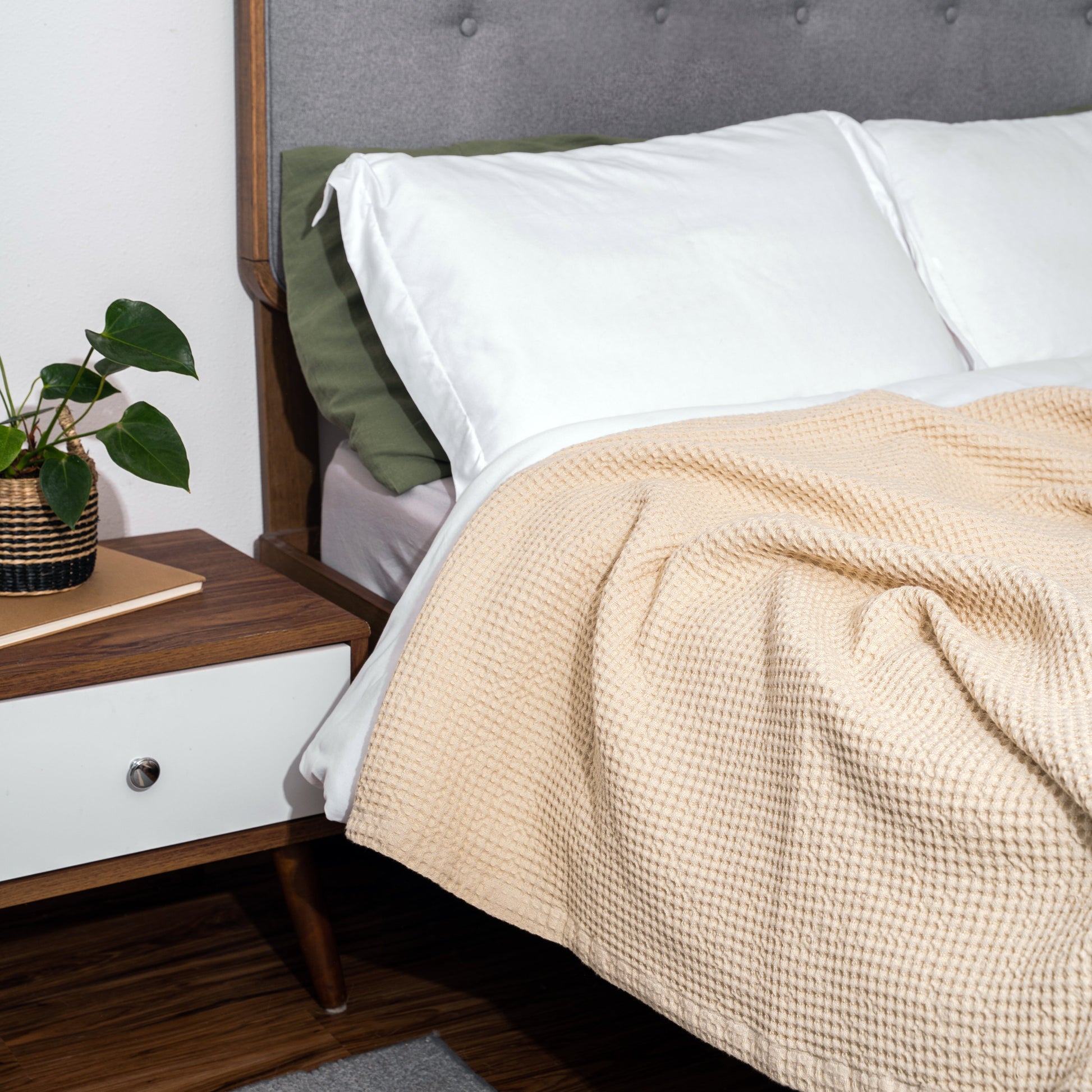 Waffle Weave Blanket - Quahog Bay Bedding