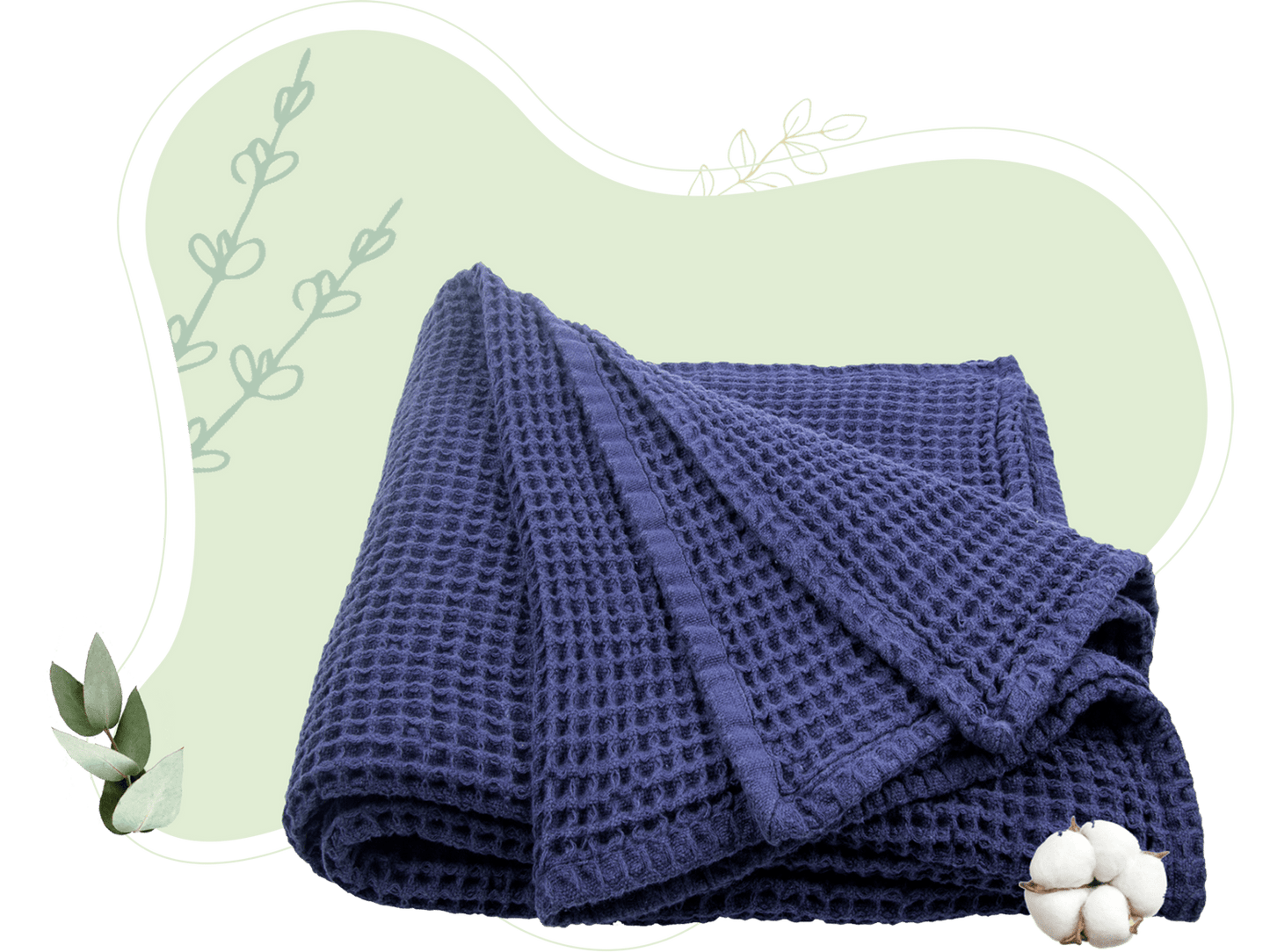 Waffle Weave Throw - Quahog Bay Bedding