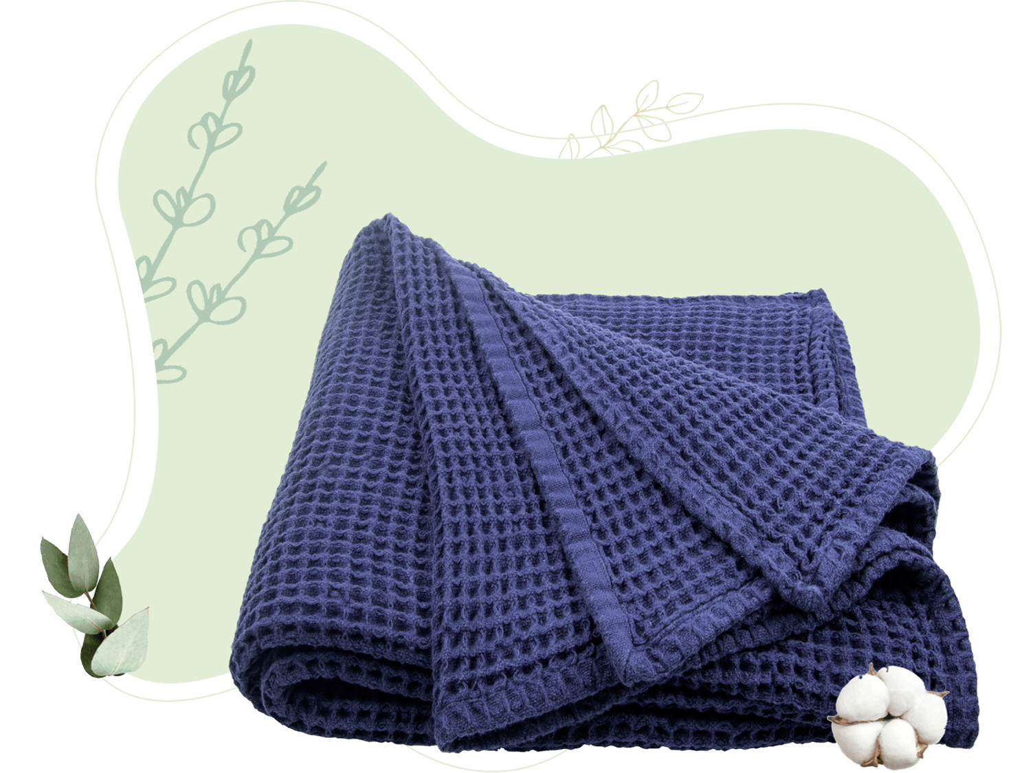 Waffle Weave Throw - Quahog Bay Bedding