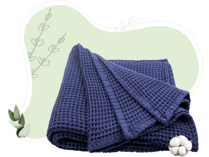 Waffle Weave Throw - Quahog Bay Bedding