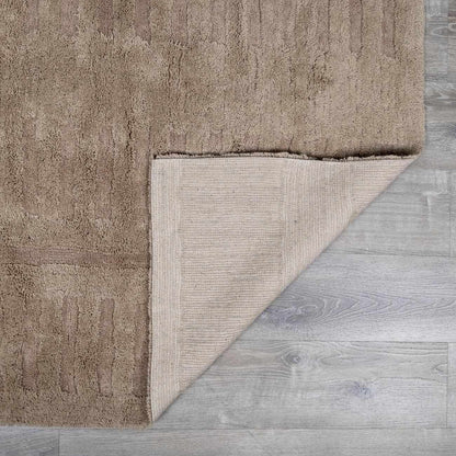Washable Handmade Wool Rug - Brown - Quahog Bay Bedding