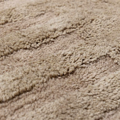 Washable Handmade Wool Rug - Brown - Quahog Bay Bedding