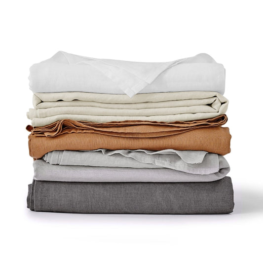 Luxury Washed Linen Sheet Set - Luxury Linen Sheets