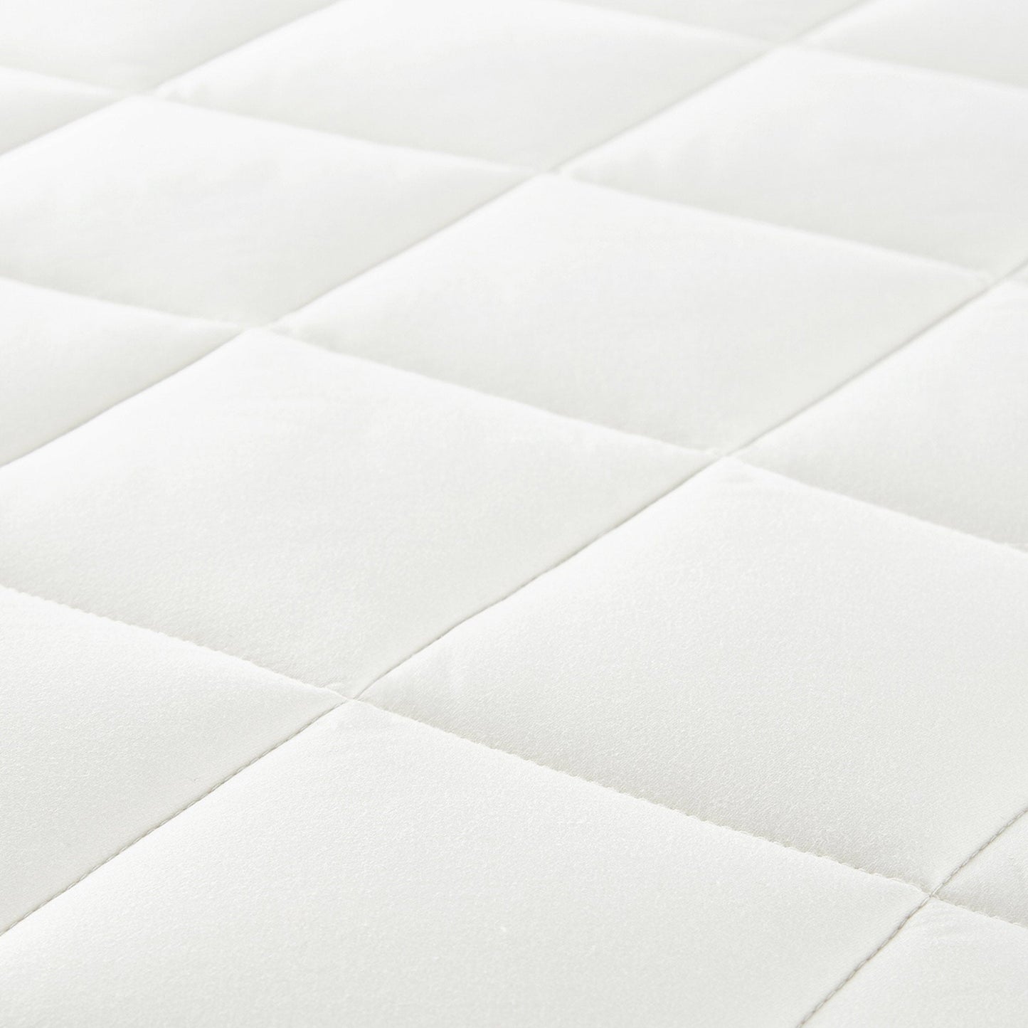 Luxury Organic Cotton Quilted Mattress Pad Protector - 100% Organic Cotton