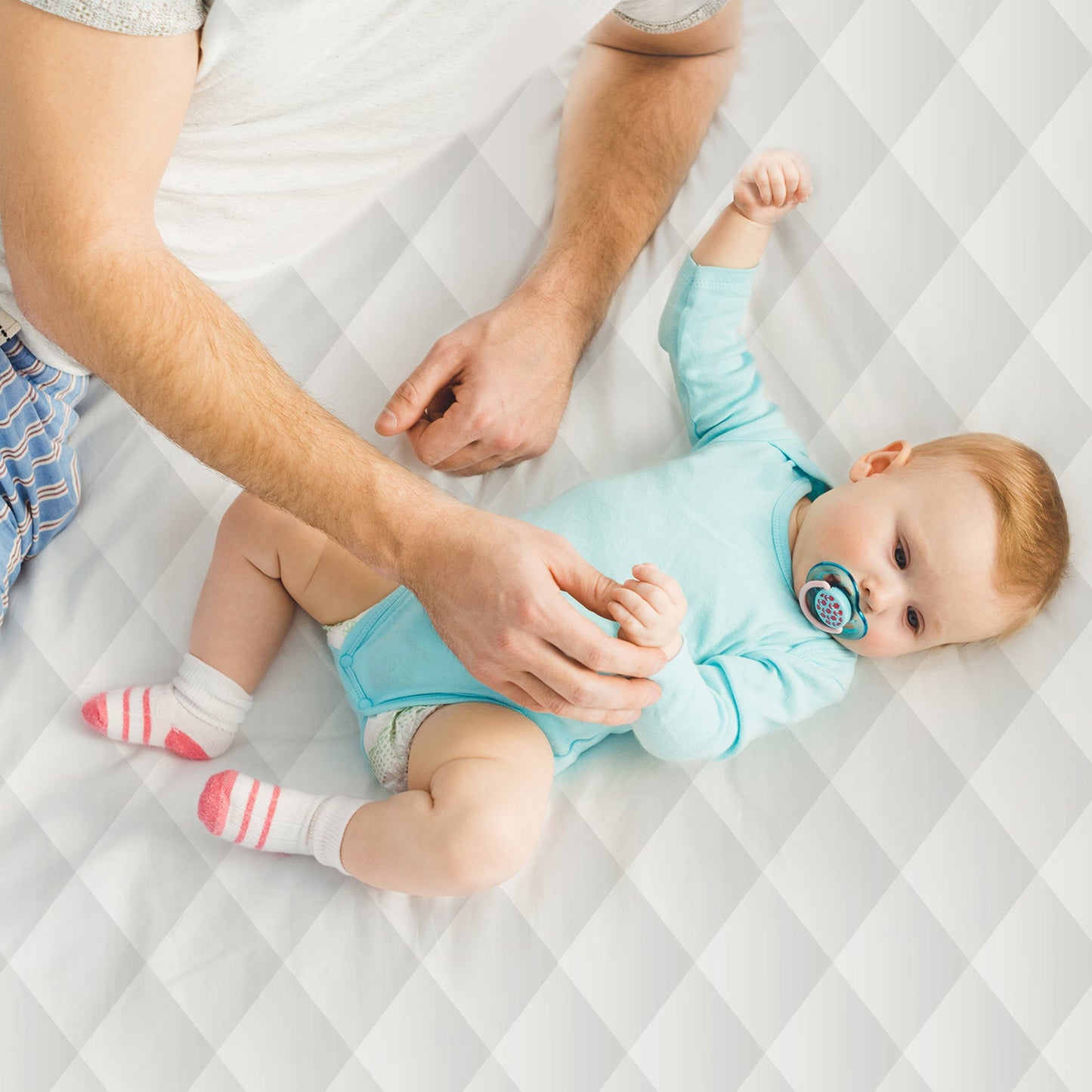 Luxury Organic Cotton Quilted Mattress Pad Protector - 100% Organic Cotton