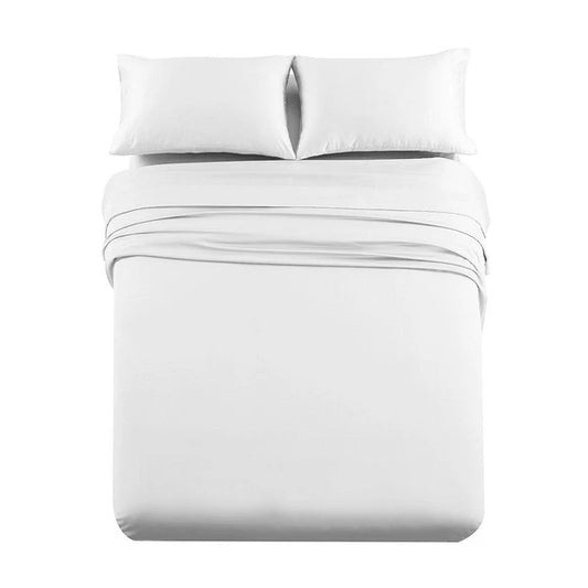 CinchFit Luxury American Made No Tear 600TC Thick High Quality 100% Cotton Split Flex Top King Sheet Set Deep Pocket with Adjustable Cord Elastic