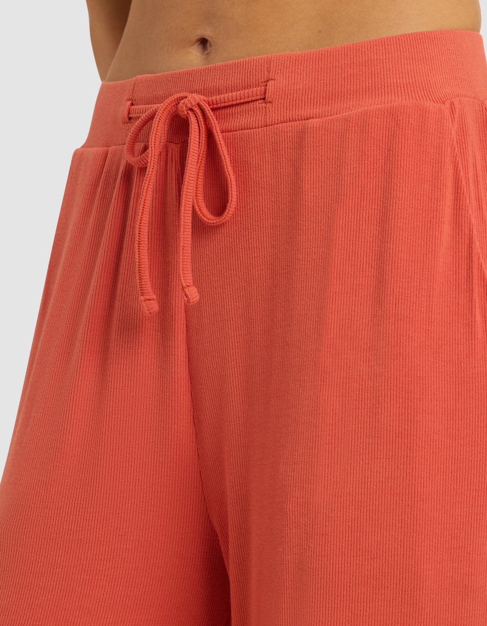 Women's Bamboo Rib-Knit Classic Long Sleeve Pajama Set