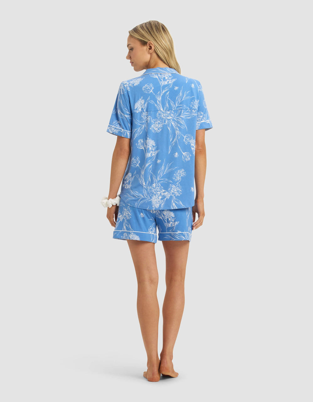 Women's Bamboo Stretch-Knit Short Sleeve Pajama Set