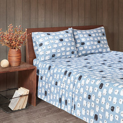 Woolrich 100% Cotton Printed Flannel Sheet Set