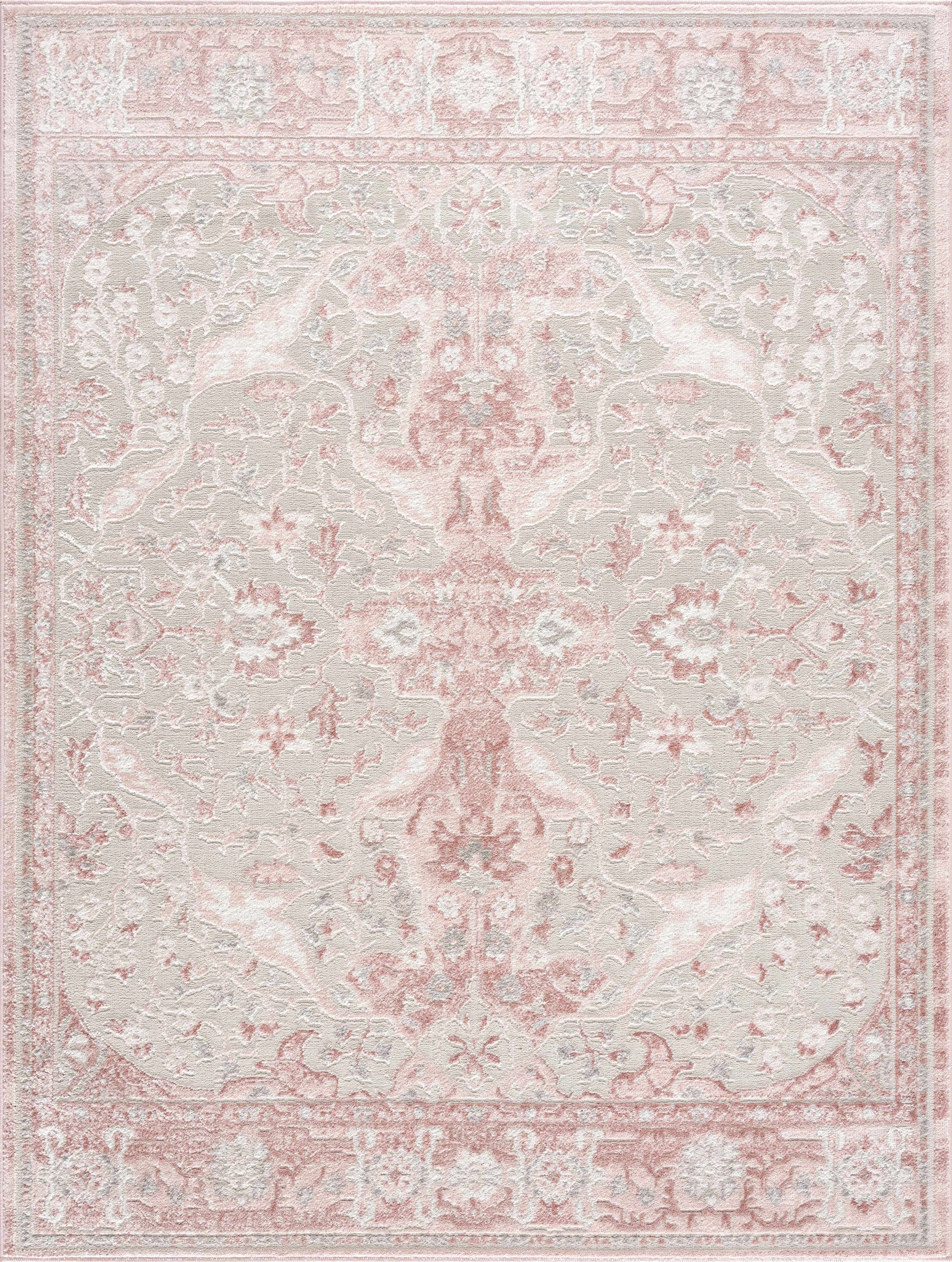 Zora Pink Area Rug - Quahog Bay Bedding