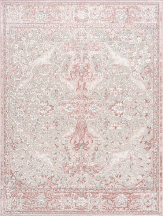 Zora Pink Area Rug - Quahog Bay Bedding