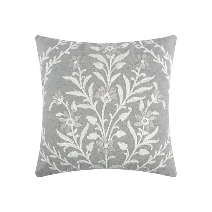 English Forest Floral Pillow
