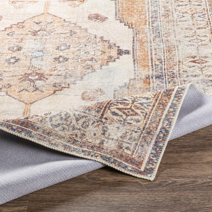 Arncliffe Vintage Flat Pile Washable Rug