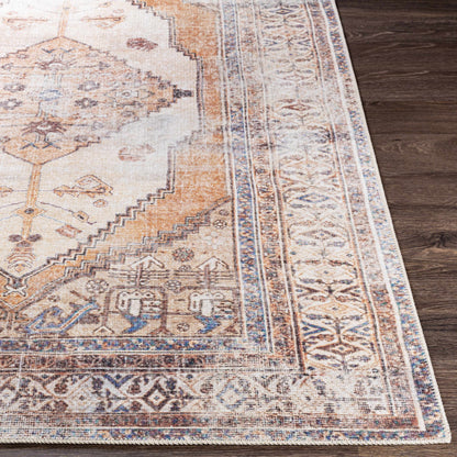 Arncliffe Vintage Flat Pile Washable Rug
