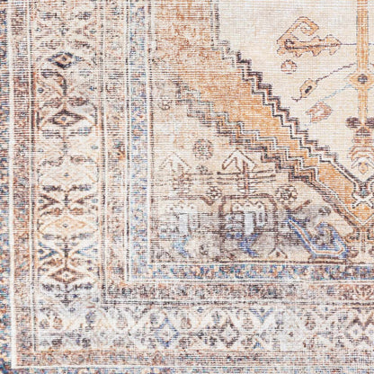 Arncliffe Vintage Flat Pile Washable Rug