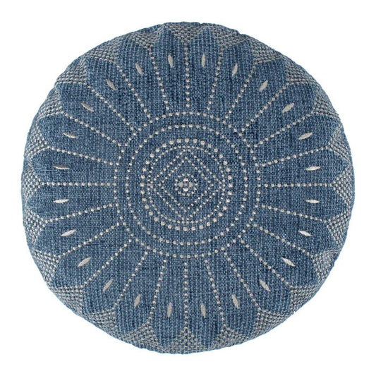 Adare Blue Round Pillow - Quahog Bay Bedding