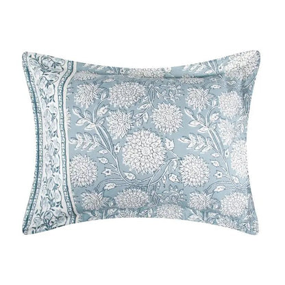 Adare Coastal Floral Comforter Set - Blue - Quahog Bay Bedding