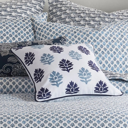 Aditya Flowers Pillow - Quahog Bay Bedding