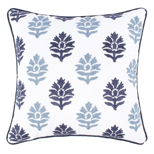 Aditya Flowers Pillow - Quahog Bay Bedding