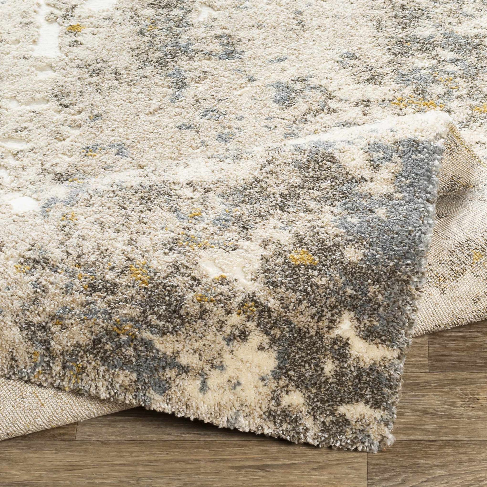 Alabaster Abstract Thick Luxe Rug - Quahog Bay Bedding