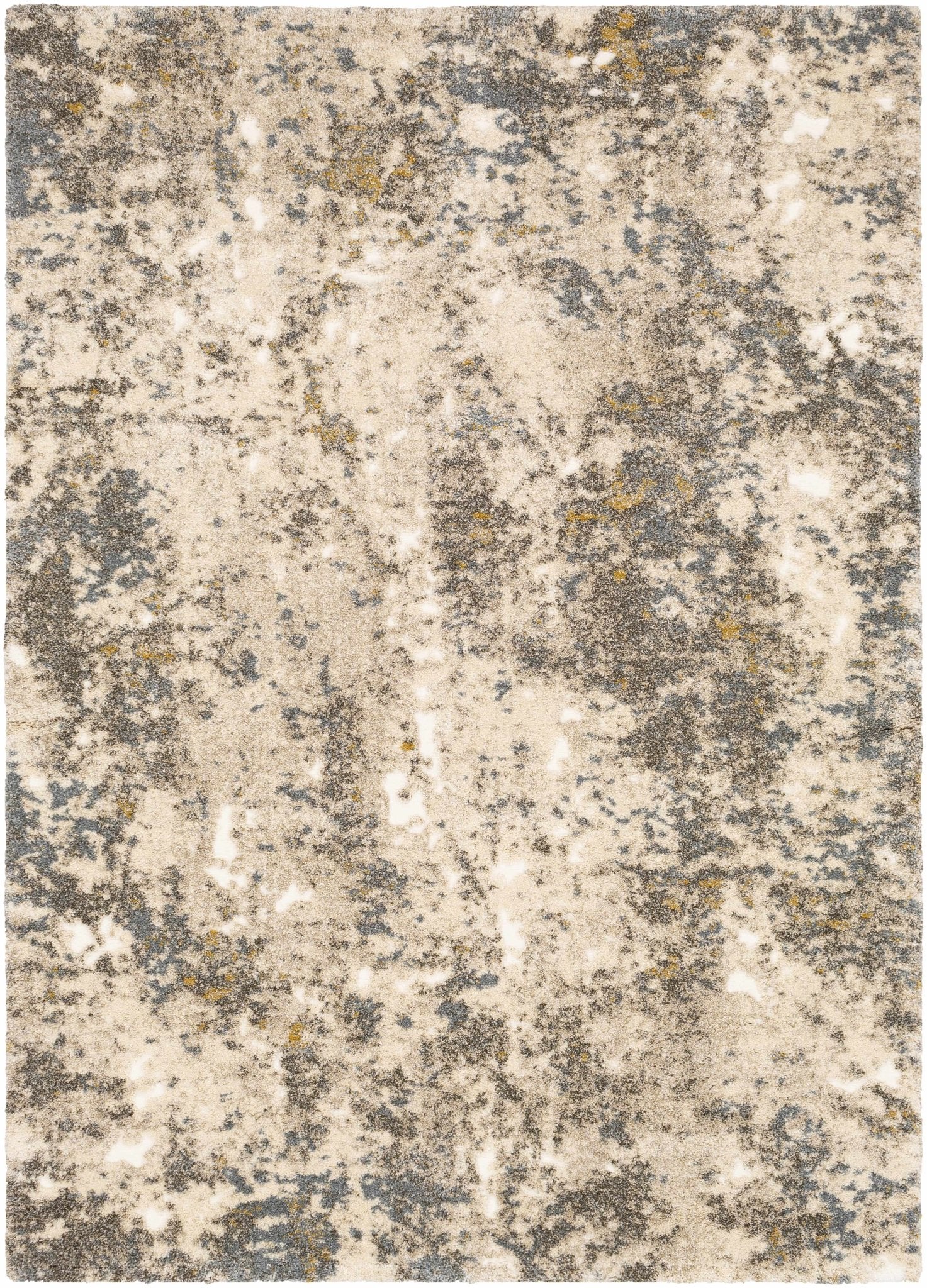 Alabaster Abstract Thick Luxe Rug - Quahog Bay Bedding