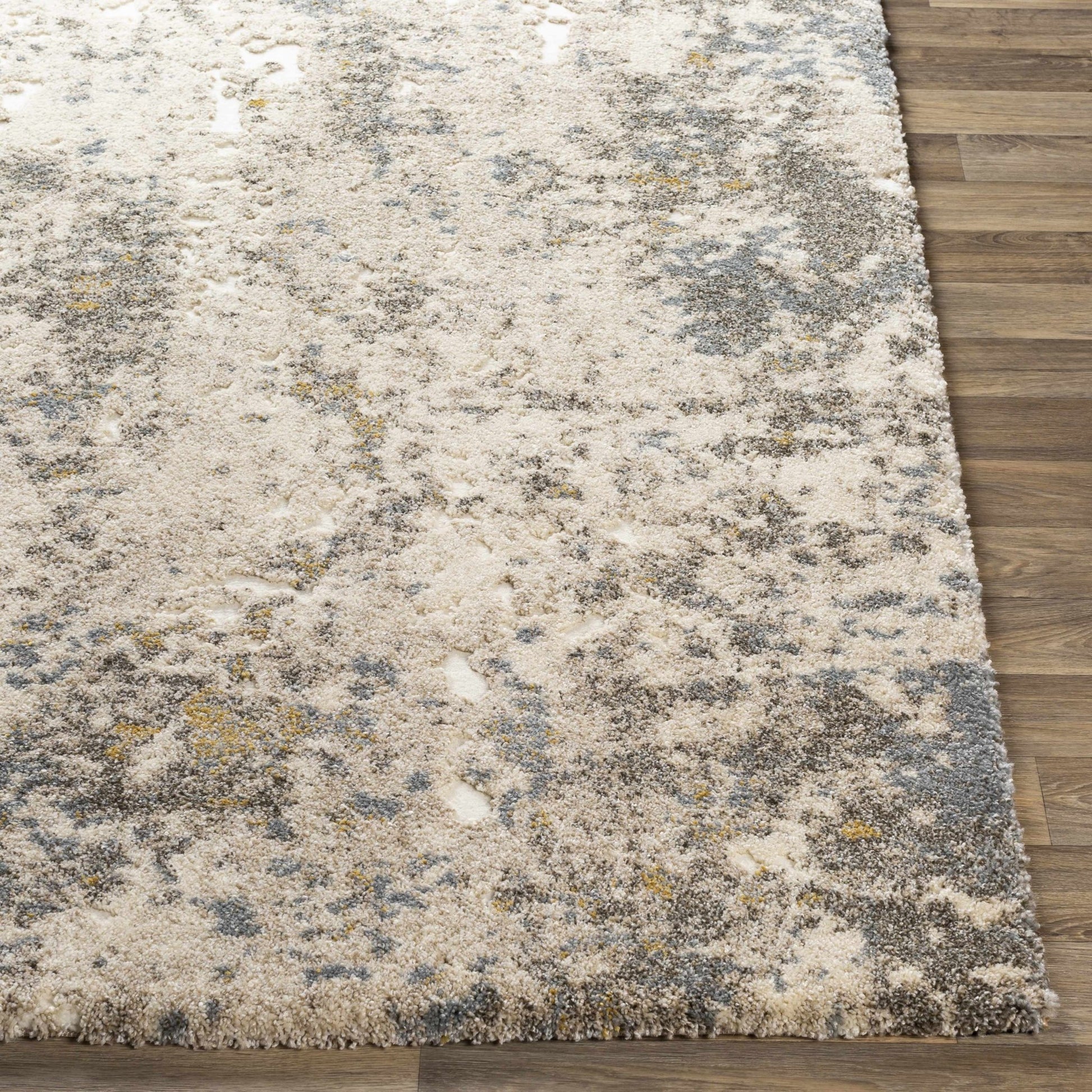 Alabaster Abstract Thick Luxe Rug - Quahog Bay Bedding