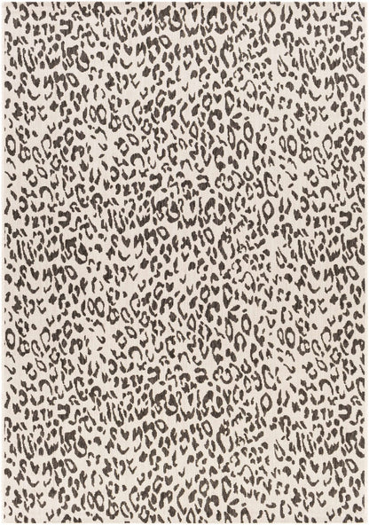 Alderbury White Leopard Print Rug - Quahog Bay Bedding