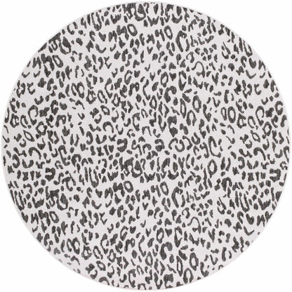Alderbury White Leopard Print Rug - Quahog Bay Bedding