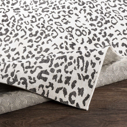Alderbury White Leopard Print Rug - Quahog Bay Bedding