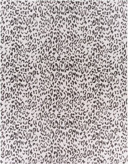 Alderbury White Leopard Print Rug - Quahog Bay Bedding