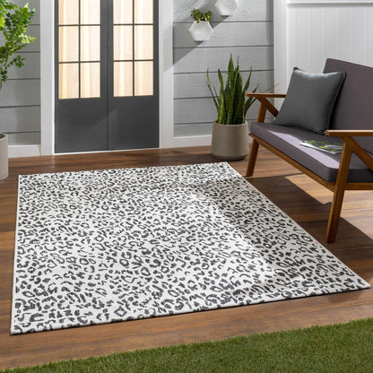 Alderbury White Leopard Print Rug - Quahog Bay Bedding