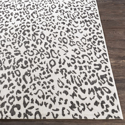 Alderbury White Leopard Print Rug - Quahog Bay Bedding