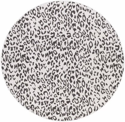 Alderbury White Leopard Print Rug - Quahog Bay Bedding