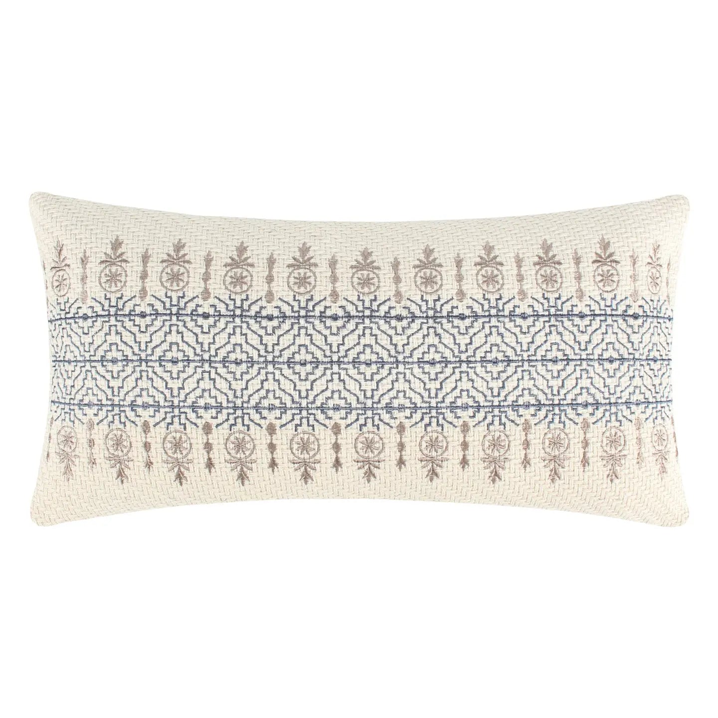 Aliza Blue Stripe Pillow - Quahog Bay Bedding