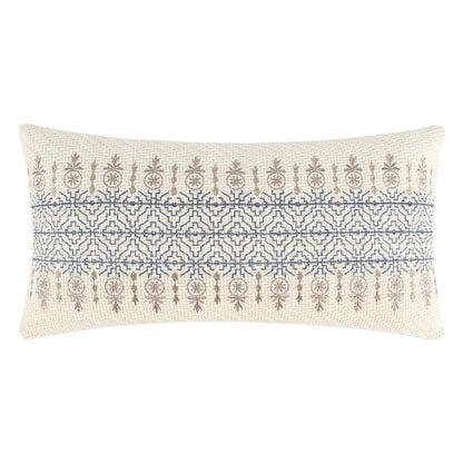 Aliza Blue Stripe Pillow - Quahog Bay Bedding