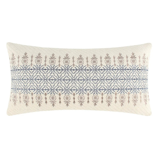Aliza Blue Stripe Pillow - Quahog Bay Bedding