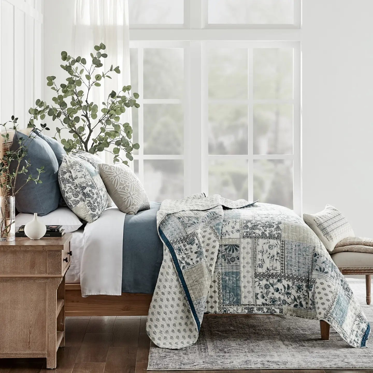 Aliza Quilt Set - Coastal Quilt Set - Quahog Bay Bedding