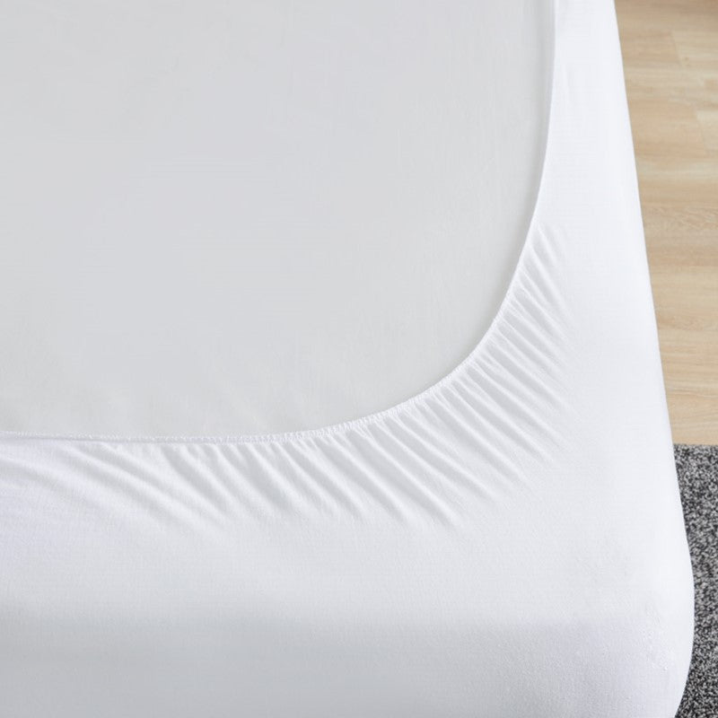 All Natural Cotton Percale Quilted Mattress Pad - Quahog Bay Bedding