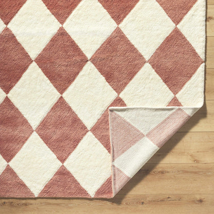 Almeda Diamond Washable Wool Rug - Quahog Bay Bedding